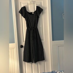 NWT Cute Black & White Size L Jumpsuit